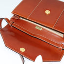 BALLY Shoulder Bag Leather Brown Auth bs25440-10