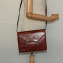BALLY Shoulder Bag Leather Brown Auth bs25440-21