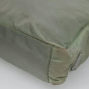 PRADA Shoulder Bag Nylon Gray Auth bs25445-15