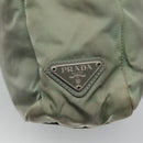 PRADA Shoulder Bag Nylon Gray Auth bs25445-17