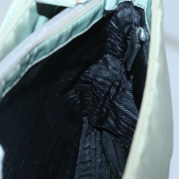 PRADA Shoulder Bag Nylon Gray Auth bs25445