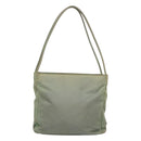 PRADA Shoulder Bag Nylon Gray Auth bs25445-2