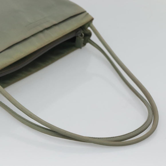 PRADA Shoulder Bag Nylon Gray Auth bs25445