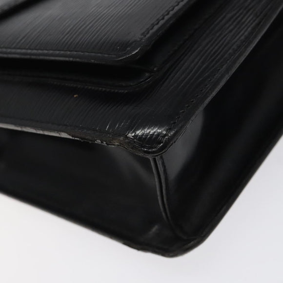 LOUIS VUITTON Epi Monceau 28 Hand Bag Black M52122 LV Auth bs25449
