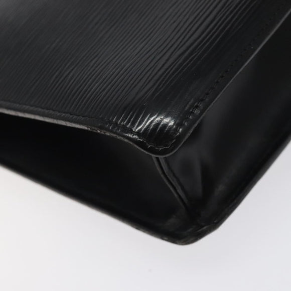 LOUIS VUITTON Epi Monceau 28 Hand Bag Black M52122 LV Auth bs25449