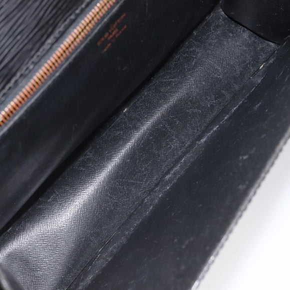 LOUIS VUITTON Epi Monceau 28 Hand Bag Black M52122 LV Auth bs25449