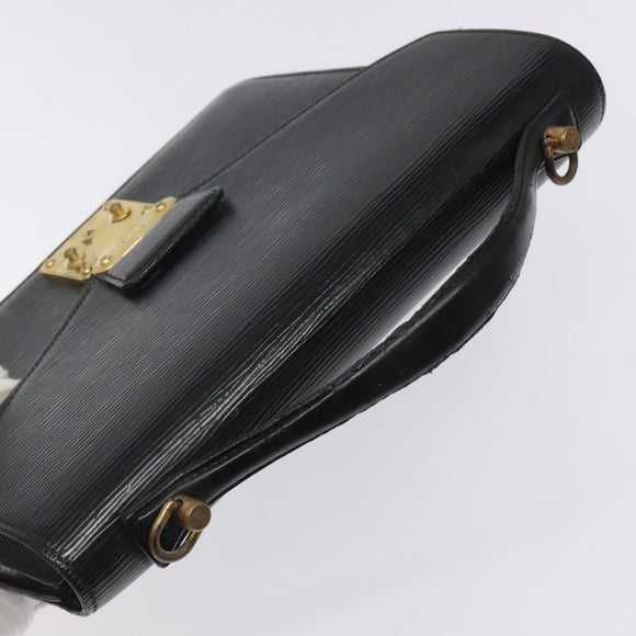 LOUIS VUITTON Epi Monceau 28 Hand Bag Black M52122 LV Auth bs25449