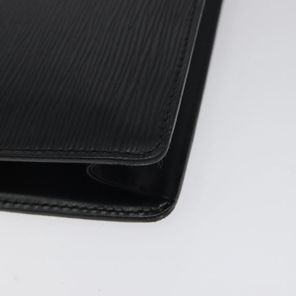 LOUIS VUITTON Epi Pochette Homme Clutch Bag Black Noir M52522 LV Auth bs25451