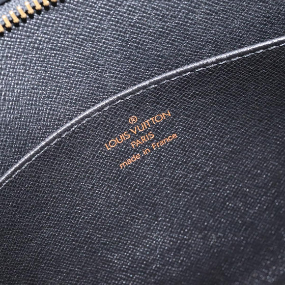 LOUIS VUITTON Epi Pochette Homme Clutch Bag Black Noir M52522 LV Auth bs25451