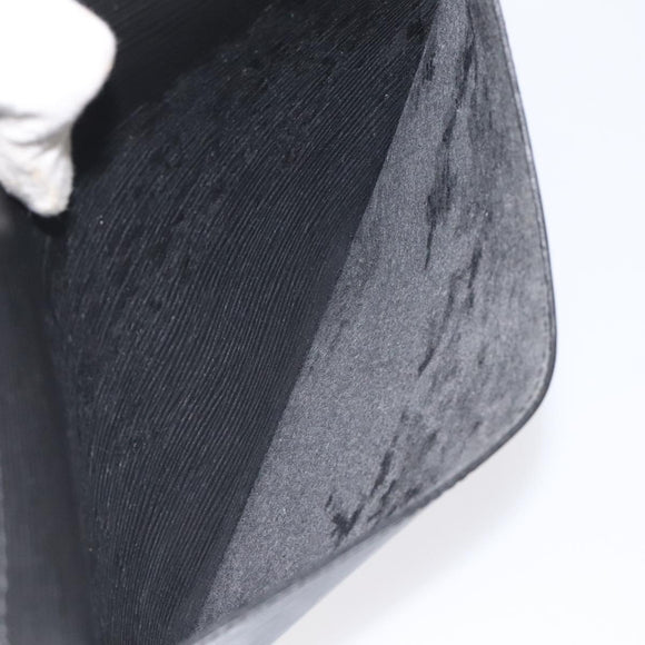 LOUIS VUITTON Epi Pochette Homme Clutch Bag Black Noir M52522 LV Auth bs25451