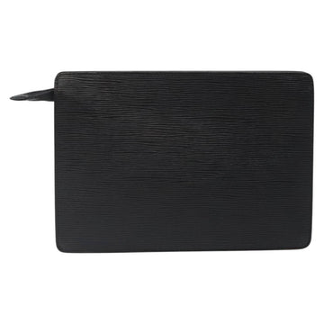 LOUIS VUITTON Epi Pochette Homme Clutch Bag Black Noir M52522 LV Auth bs25451 - 0