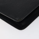 LOUIS VUITTON Epi Pochette Homme Clutch Bag Black Noir M52522 LV Auth bs25451-14