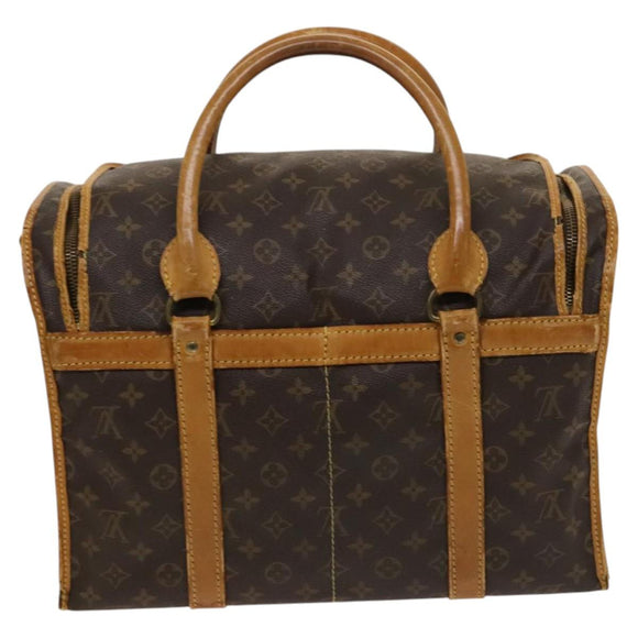LOUIS VUITTON Monogram Sac Shan 40 Pet Carry Vintage M42024 LV Auth bs25455