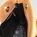 CELINE Macadam Canvas Shoulder Bag Beige Gold Auth bs25460-17