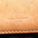 CELINE Macadam Canvas Shoulder Bag Beige Gold Auth bs25460-12