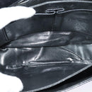 CELINE Shoulder Bag Leather Black Gold Auth bs25461-16