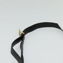 CELINE Shoulder Bag Leather Black Gold Auth bs25461-8