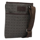 Salvatore Ferragamo Shoulder Bag PVC Leather Brown Auth bs25462-1