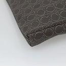 Salvatore Ferragamo Shoulder Bag PVC Leather Brown Auth bs25462-11