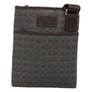 Salvatore Ferragamo Shoulder Bag PVC Leather Brown Auth bs25462-2