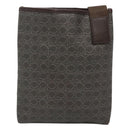 Salvatore Ferragamo Shoulder Bag PVC Leather Brown Auth bs25462-3