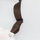 Salvatore Ferragamo Shoulder Bag PVC Leather Brown Auth bs25462-8