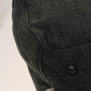 PRADA Boston Bag Wool 2way Gray Auth bs25464-18