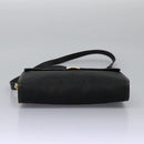 Christian Dior Honeycomb Canvas Shoulder Bag Black Gold Auth bs25477-5