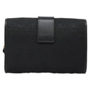 Christian Dior Honeycomb Canvas Shoulder Bag Black Gold Auth bs25477-2