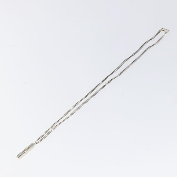 GUCCI Necklace Ag925 Silver Auth bs25482