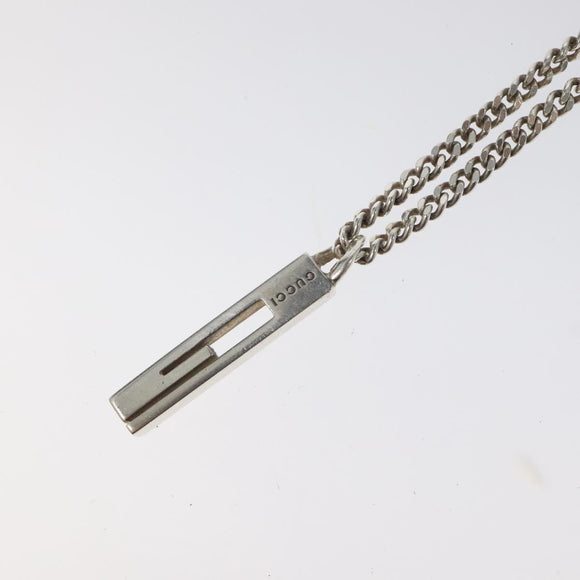 GUCCI Necklace Ag925 Silver Auth bs25482