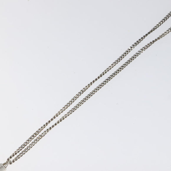 GUCCI Necklace Ag925 Silver Auth bs25482