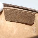 GUCCI GG Supreme Web Sherry Line Bag PVC Beige Gold 89 02 018 Auth bs25483-14