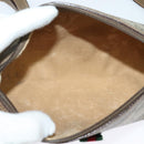 GUCCI GG Supreme Web Sherry Line Bag PVC Beige Gold 89 02 018 Auth bs25483-15