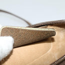 GUCCI GG Supreme Web Sherry Line Bag PVC Beige Gold 89 02 018 Auth bs25483-18