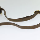 GUCCI GG Supreme Web Sherry Line Bag PVC Beige Gold 89 02 018 Auth bs25483-7