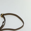 GUCCI GG Supreme Web Sherry Line Bag PVC Beige Gold 89 02 018 Auth bs25483-8