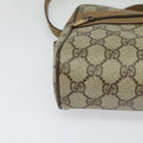 GUCCI GG Supreme Web Sherry Line Bag PVC Beige Gold 68 02 004 Auth bs25484-14