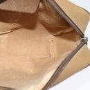 GUCCI GG Supreme Web Sherry Line Bag PVC Beige Gold 68 02 004 Auth bs25484-19