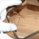 GUCCI GG Supreme Web Sherry Line Bag PVC Beige Gold 68 02 004 Auth bs25484-20