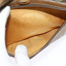 GUCCI GG Supreme Web Sherry Line Bag PVC Beige Gold 68 02 004 Auth bs25484-11