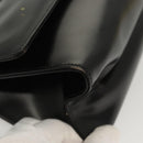 GUCCI Shoulder Bag Leather Black Silver Auth bs25488-11