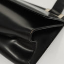 GUCCI Shoulder Bag Leather Black Silver Auth bs25488-12