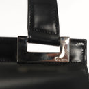 GUCCI Shoulder Bag Leather Black Silver Auth bs25488-15