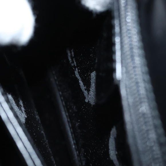 GUCCI Shoulder Bag Leather Black Silver Auth bs25488