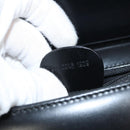 GUCCI Shoulder Bag Leather Black Silver Auth bs25488-23