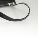 GUCCI Shoulder Bag Leather Black Silver Auth bs25488-7