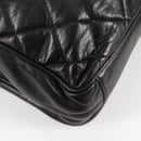 CHANEL Matelasse Tote Bag Lamb Skin Black Gold CC Auth bs25490A-16