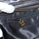 CHANEL Matelasse Tote Bag Lamb Skin Black Gold CC Auth bs25490A-24