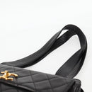 CHANEL Matelasse Tote Bag Lamb Skin Black Gold CC Auth bs25490A-13